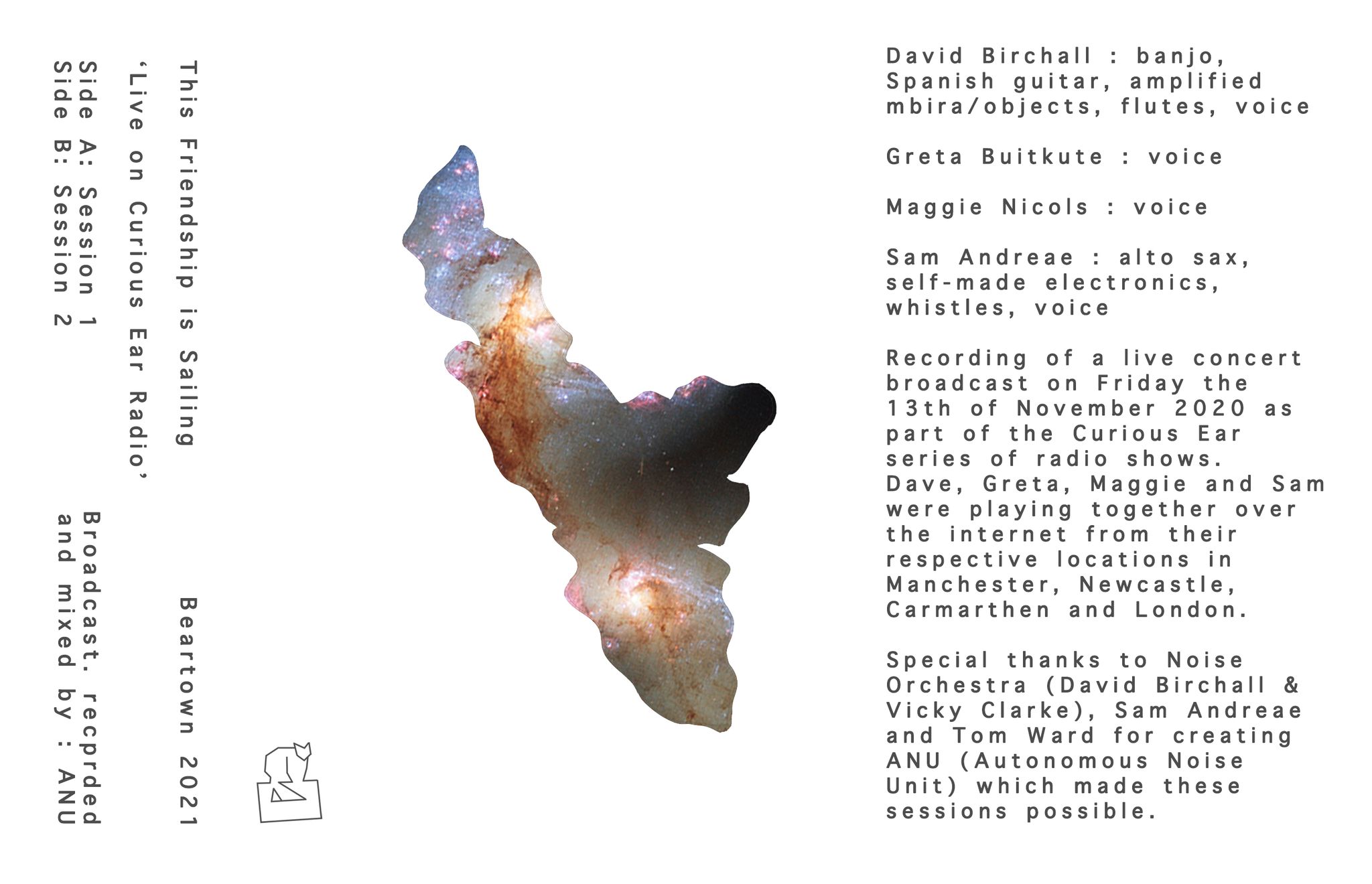 sam andreae Live on Curious Ear Radio - This Friendship Is Sailing