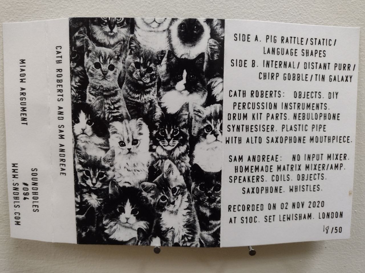 sam andreae Miaow Argument - Cath Roberts & Sam Andreae